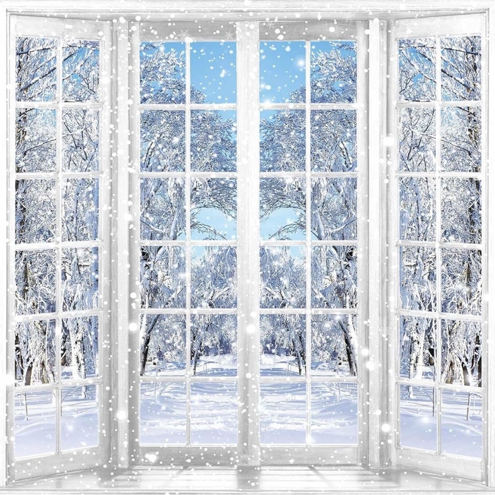 Winter Wonderland Holiday 6’x6’ Backdrop NWT